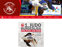 Tablet Screenshot of hamburg-judo.de